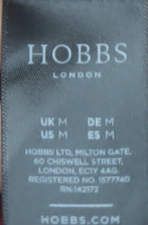 Hobbs Red Women's Roll Neck T-Shirt, Medium, Casual Wear