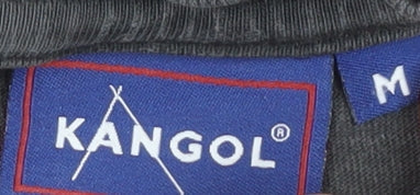 Kangol Unisex Black Cotton Long Sleeve Tee M
