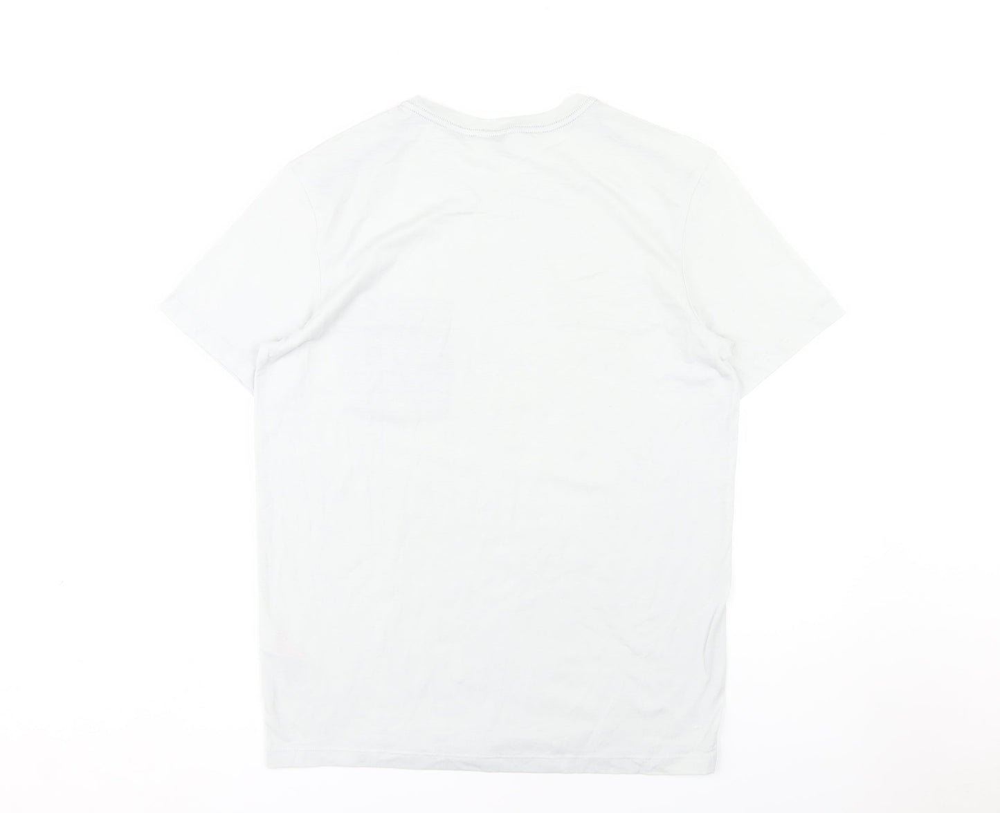 Jack & Jones Men's White Crew Neck T-Shirt - M