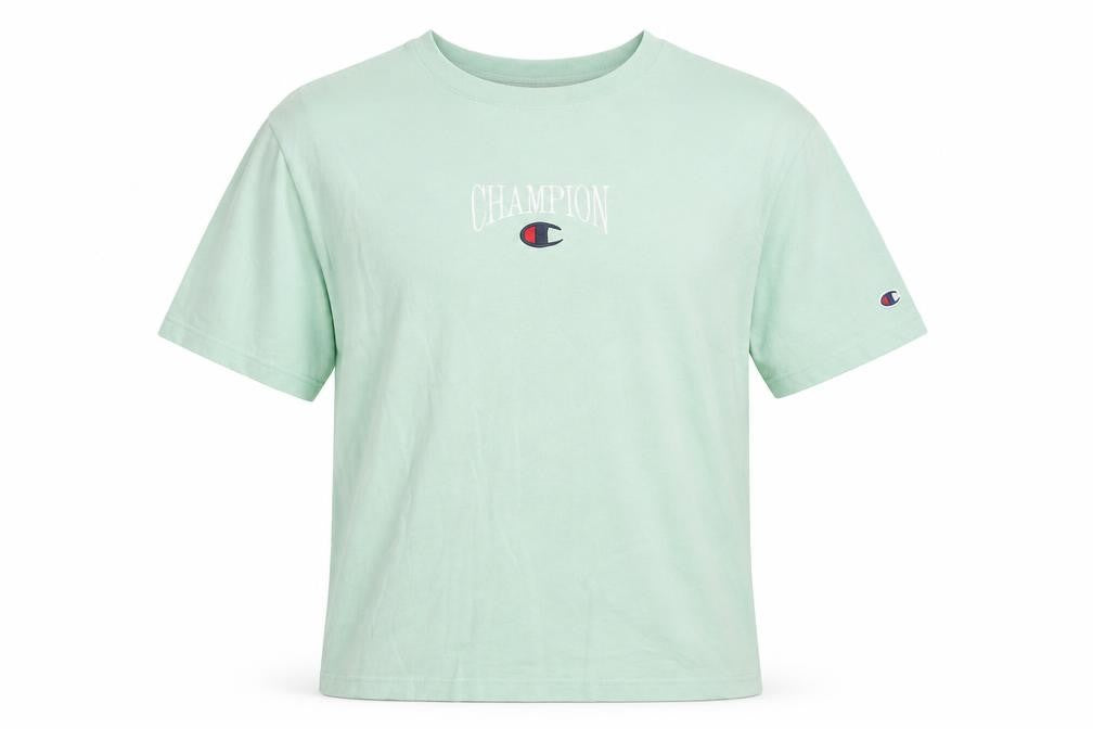 Mens UK Size M Champion Green  Cotton T-Shirt