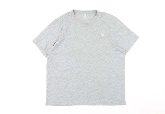 Converse Men's Grey Crew Neck XL T-Shirt