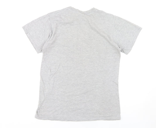 Batman T-Shirt Medium Grey Short Sleeve Comic Print