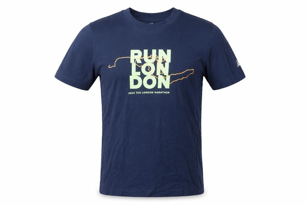 Mens UK Size M New Balance Blue  Cotton T-Shirt