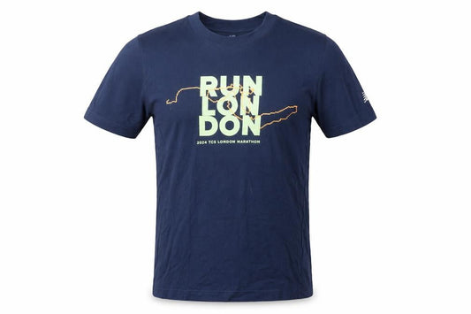 Mens UK Size M New Balance Blue  Cotton T-Shirt