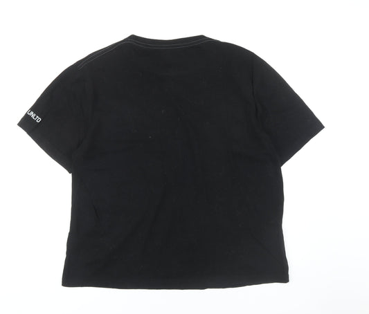 NYC UNLTD Men's Black Graphic Print T-Shirt L
