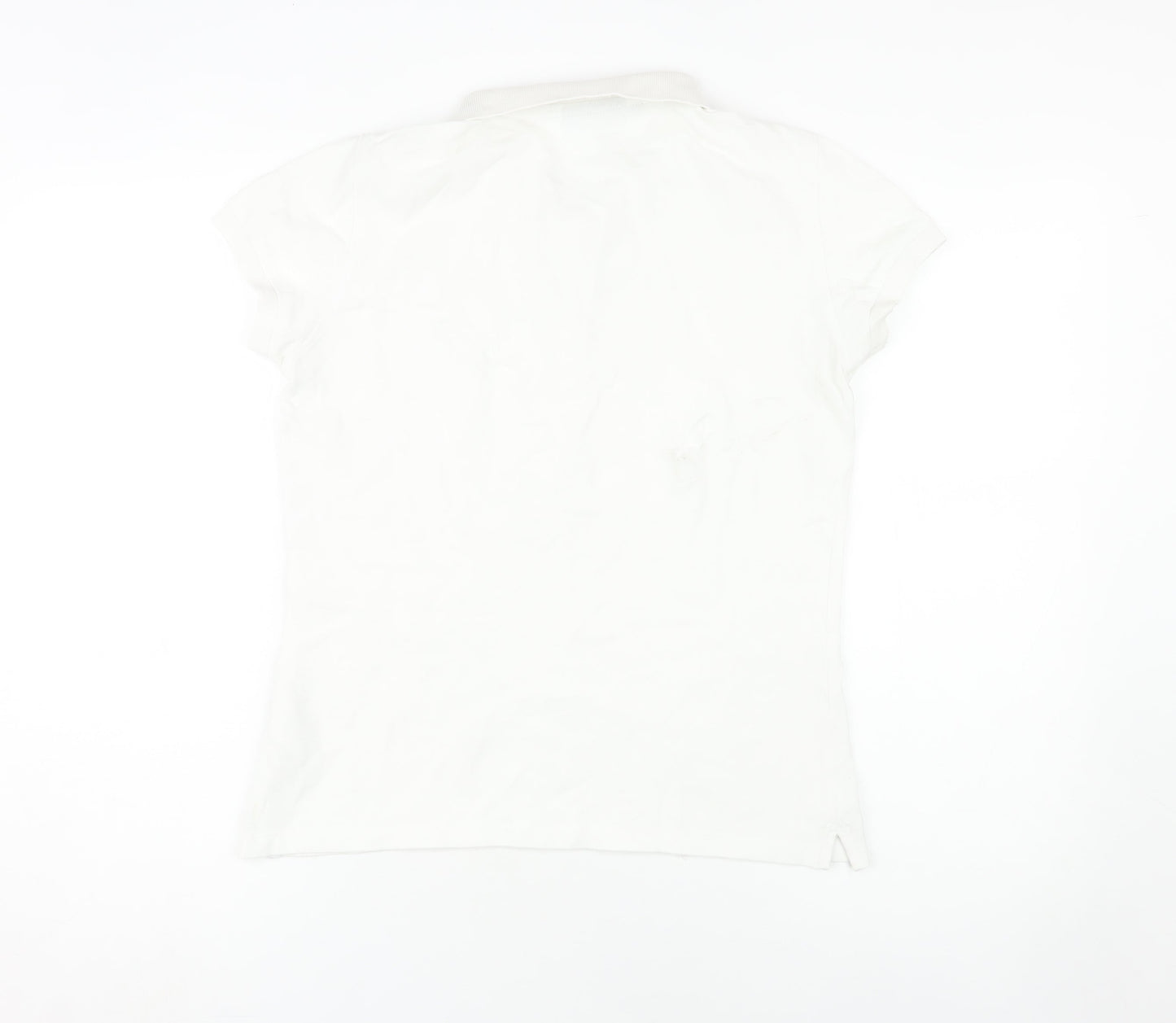 J.Lindeberg Women's White Polo Shirt, M, Cotton