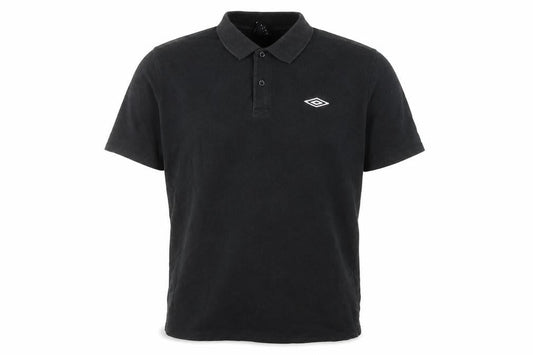 Umbro Men's Black Polo Shirt Medium