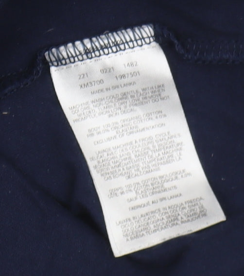 Columbia Men's Blue Graphic Print Cotton T-Shirt S