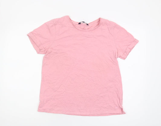 Crew Clothing Company Women's Pink T-Shirt, Size 10, Casual
