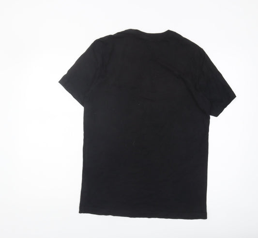 Nike Men's S Black Sports Graphic T-Shirt