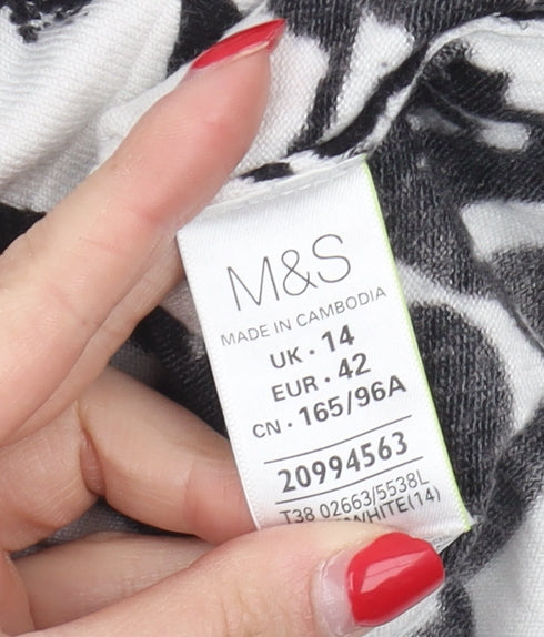 Marks and Spencer Women's Floral Jumper Size 14