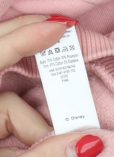 Disney at George Pink Sweatshirt Women M Cartoons