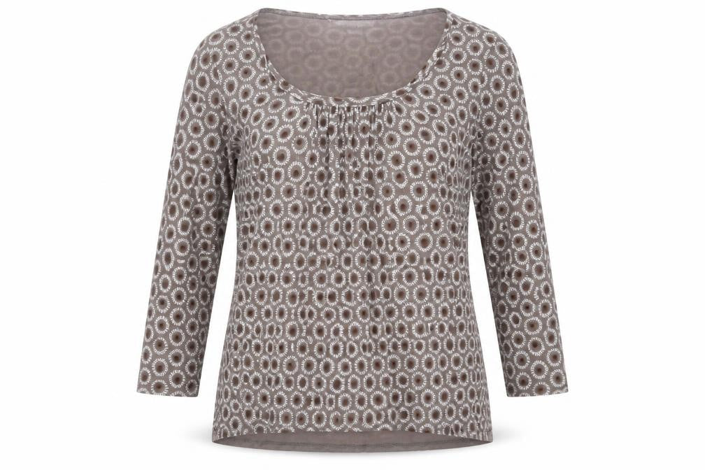 Womens UK Size 8 Boden Brown Lyocell Blouse