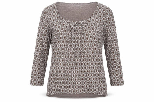 Womens UK Size 8 Boden Brown Lyocell Blouse