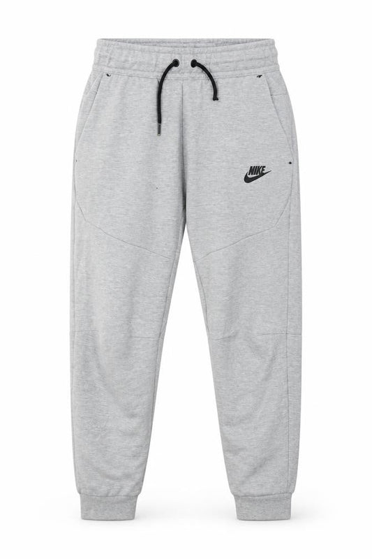 Nike Boys Grey Jogger Trousers, M, Elastic Waist, Activewear