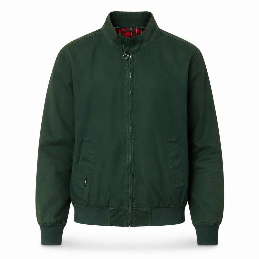 Pull&Bear Men's Green Basic Jacket, Size S