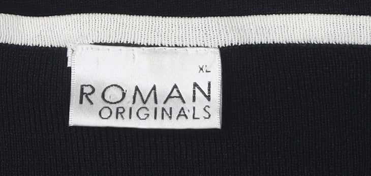 Roman Originals Women's Black XL Pullover Jumper