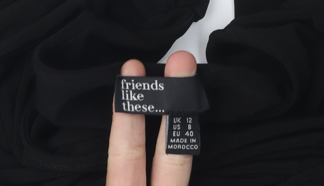 Friends Like These Black Dress Women Size 12