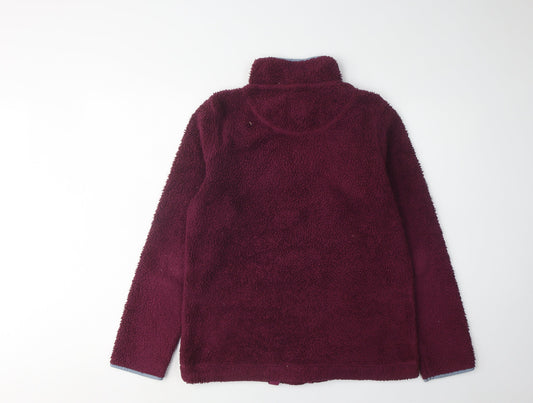 Crew Clothing Co. Women's Purple Fleece Sweatshirt Size 12