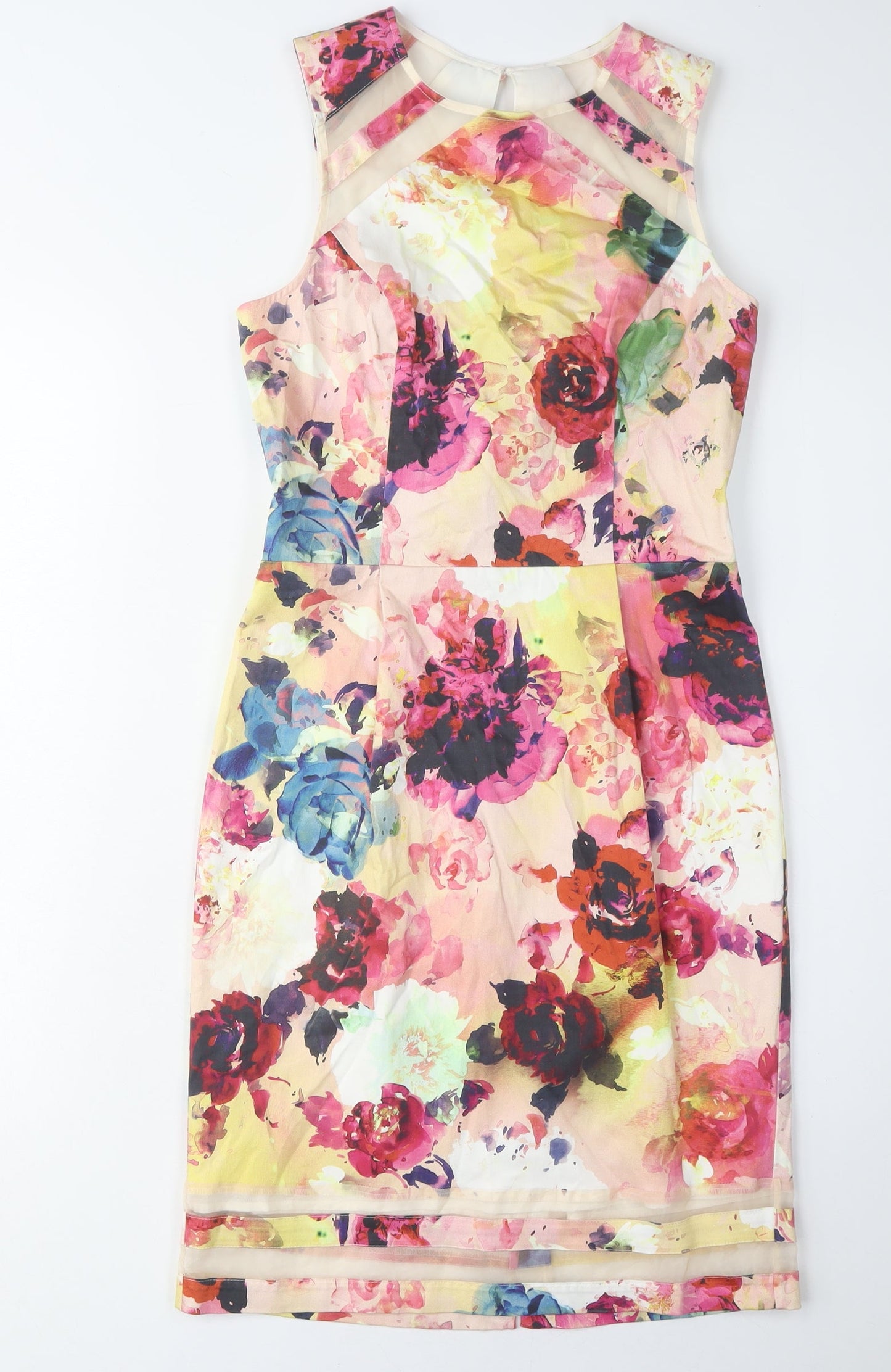 Warehouse Women's Floral Sheath Dress Size 10