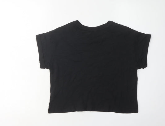 True Religion Women's Black XS Crew Neck T-Shirt
