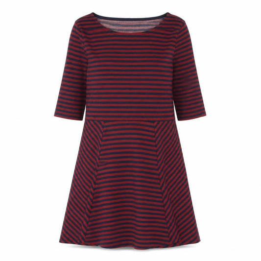 Jack Wills Women's Multicoloured Stripe Dress Size 12