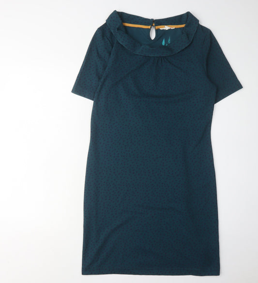 White Stuff Women's Blue Shift Dress Size 10