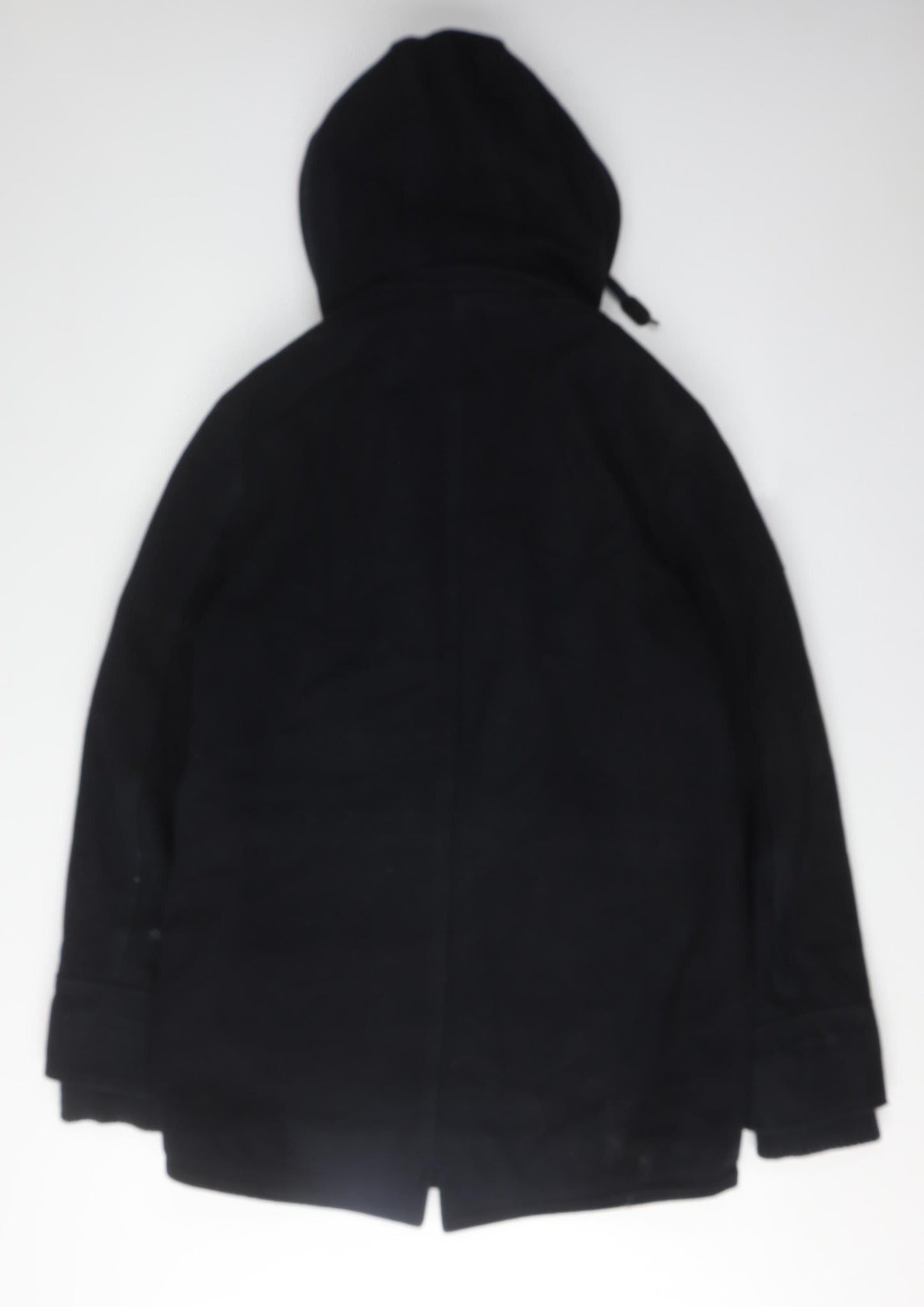 Superdry Men's Black Wool Parka Jacket S