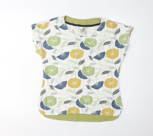 Weird Fish Women's Multicoloured Size 8 Floral Top