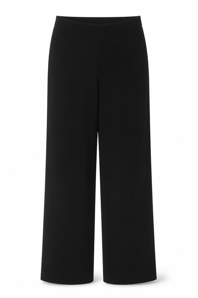 Laura Ashley Women's Black Straight Trousers Size 8