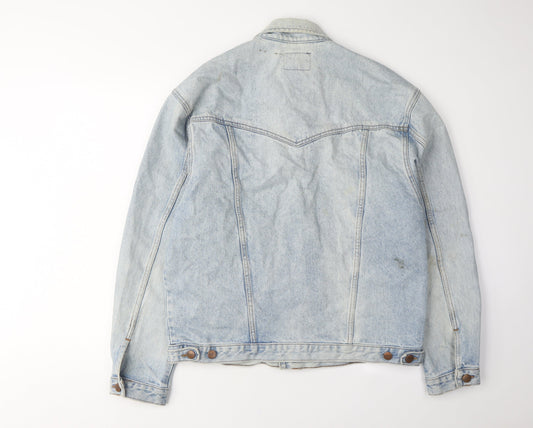 Wrangler Unisex Blue Denim Jacket M Classic Style