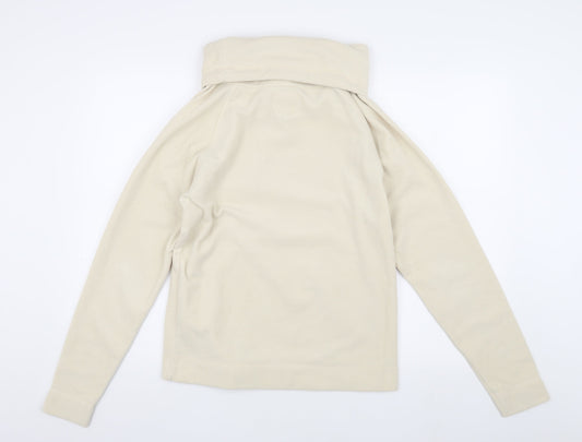 Country Rose Women's Ivory Fleece Pullover Sweatshirt Size S
