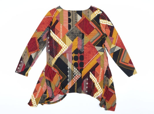 Klass Women's Multicoloured Tunic Blouse Size M