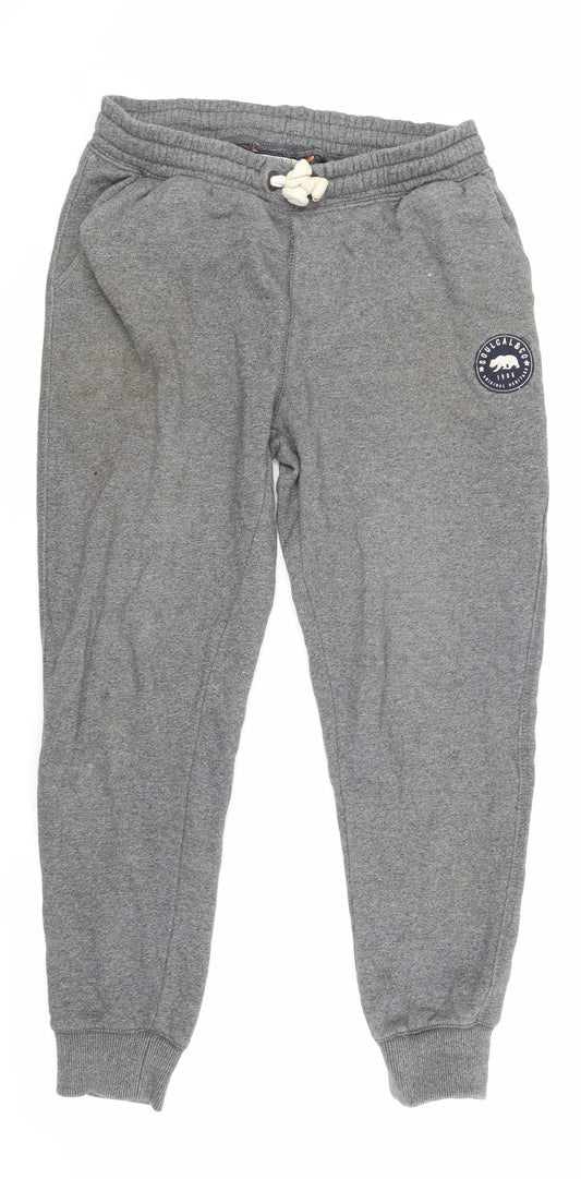 SoulCal & Co Men's Grey Jogger Trousers M, Casual Fit