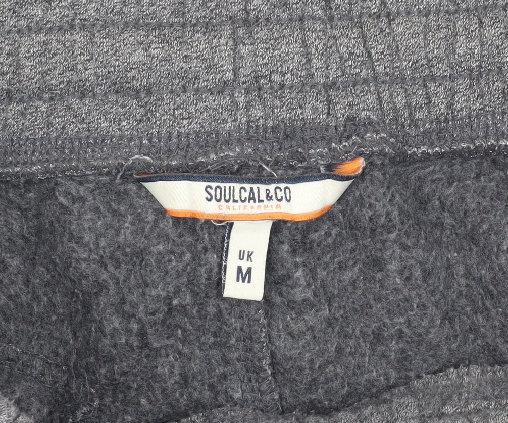 SoulCal & Co Men's Grey Jogger Trousers M, Casual Fit