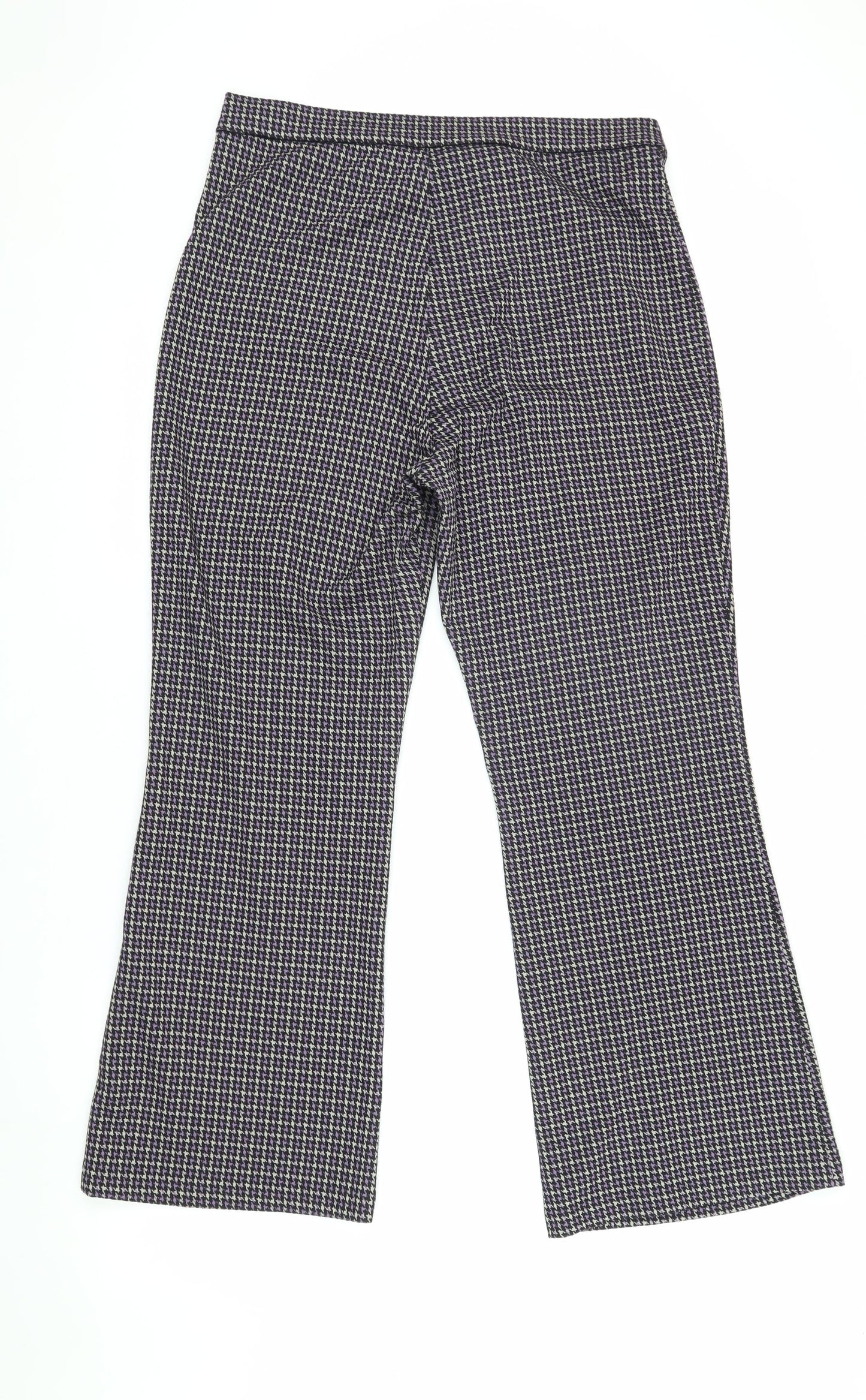 Monki Women's Multicoloured Flared Trousers M