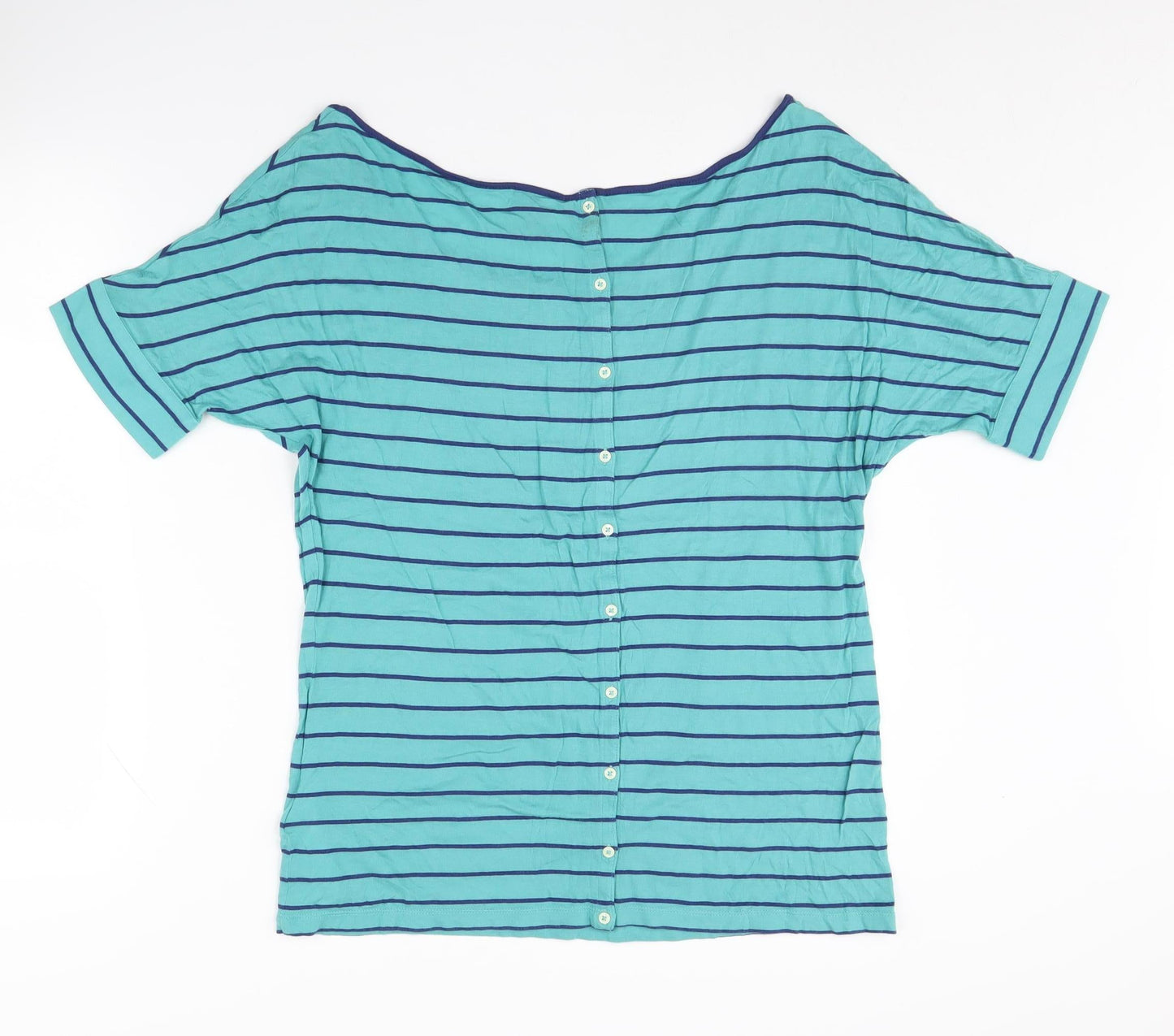 Timberland Unisex Blue Striped T-Shirt - Medium