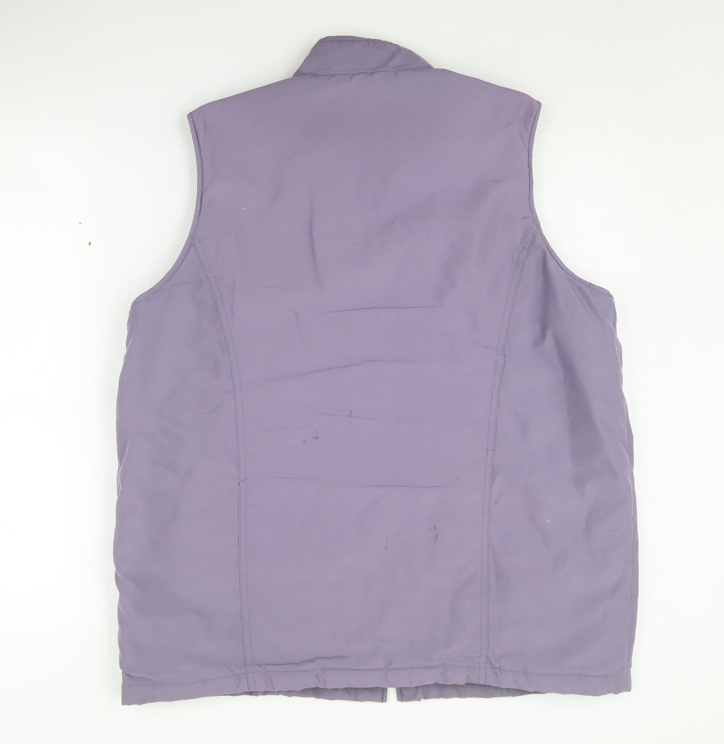 EWM Women's Purple Polyester Waistcoat M