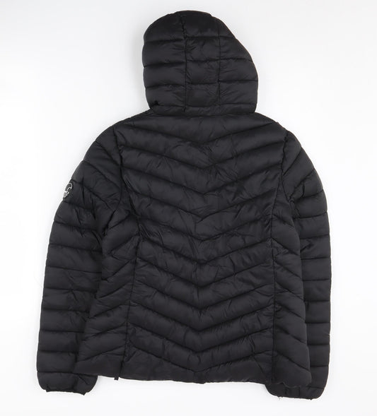 SoulCal & Co Women's Black Puffer Jacket Size 10