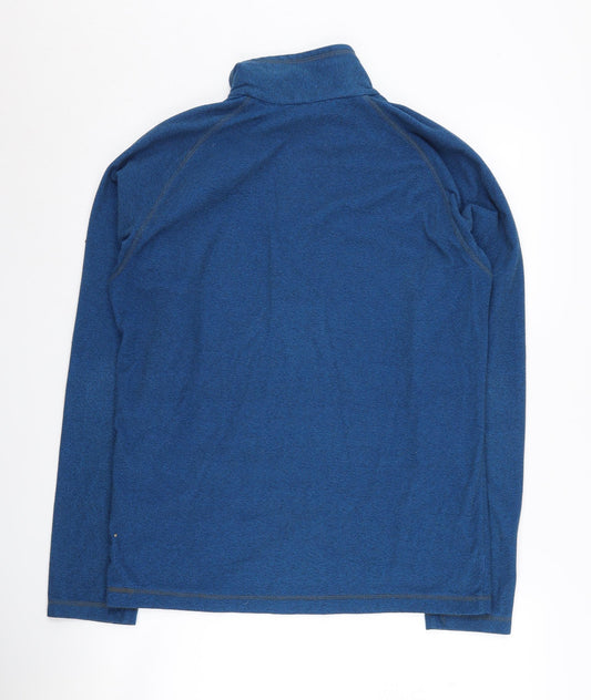 Regatta Men's Blue 1/4 Zip Sweatshirt - Size M Outdoor