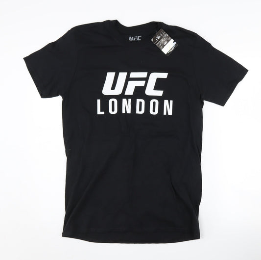 UFC Men's Black London T-Shirt M - Sports Theme