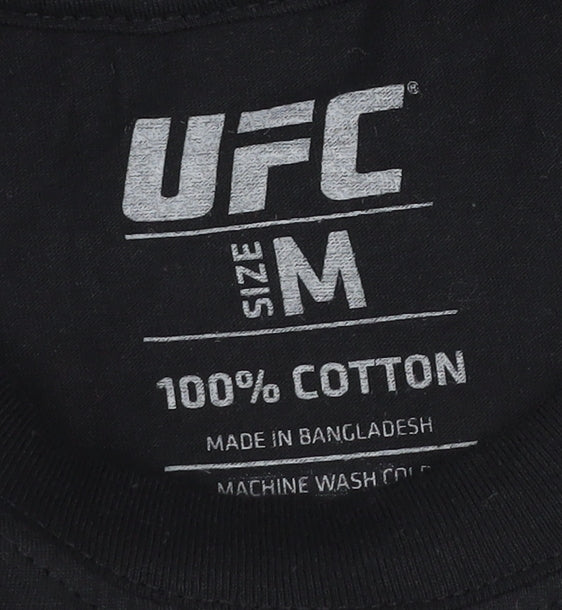 UFC Men's Black London T-Shirt M - Sports Theme