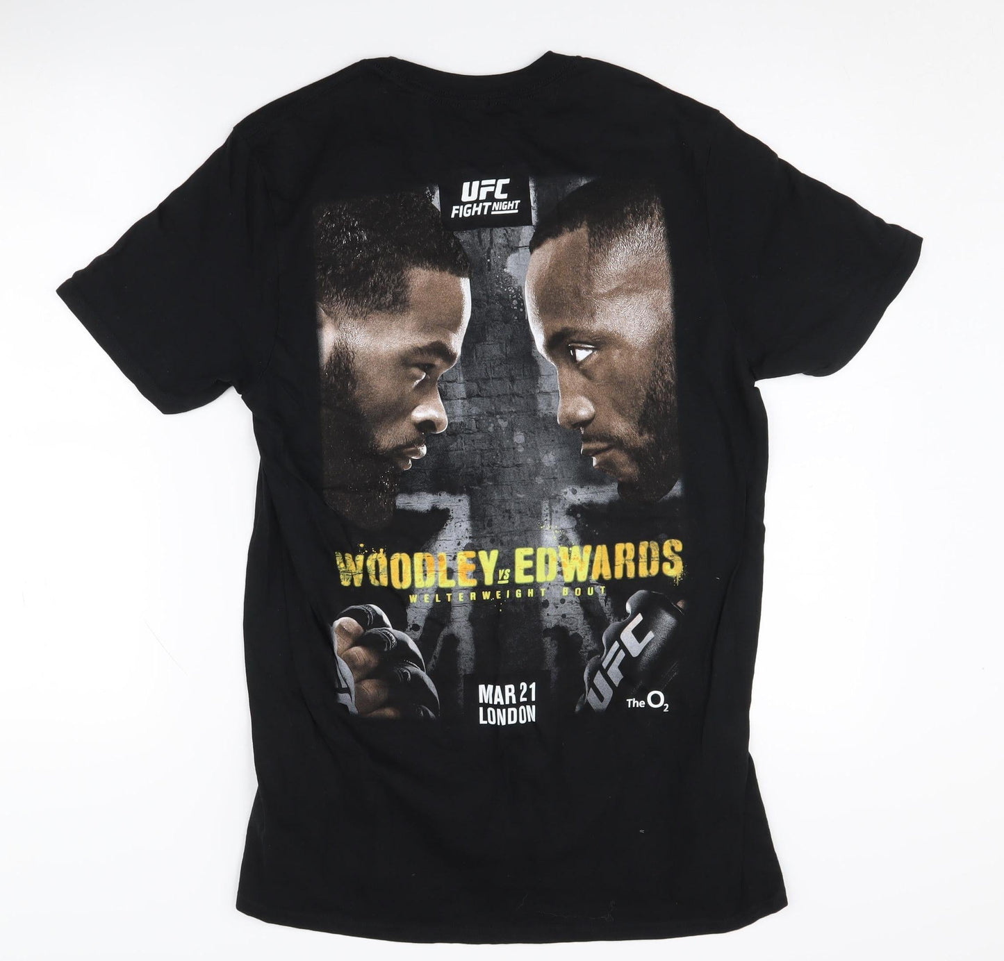 UFC Men's Black M T-Shirt with London Graphic