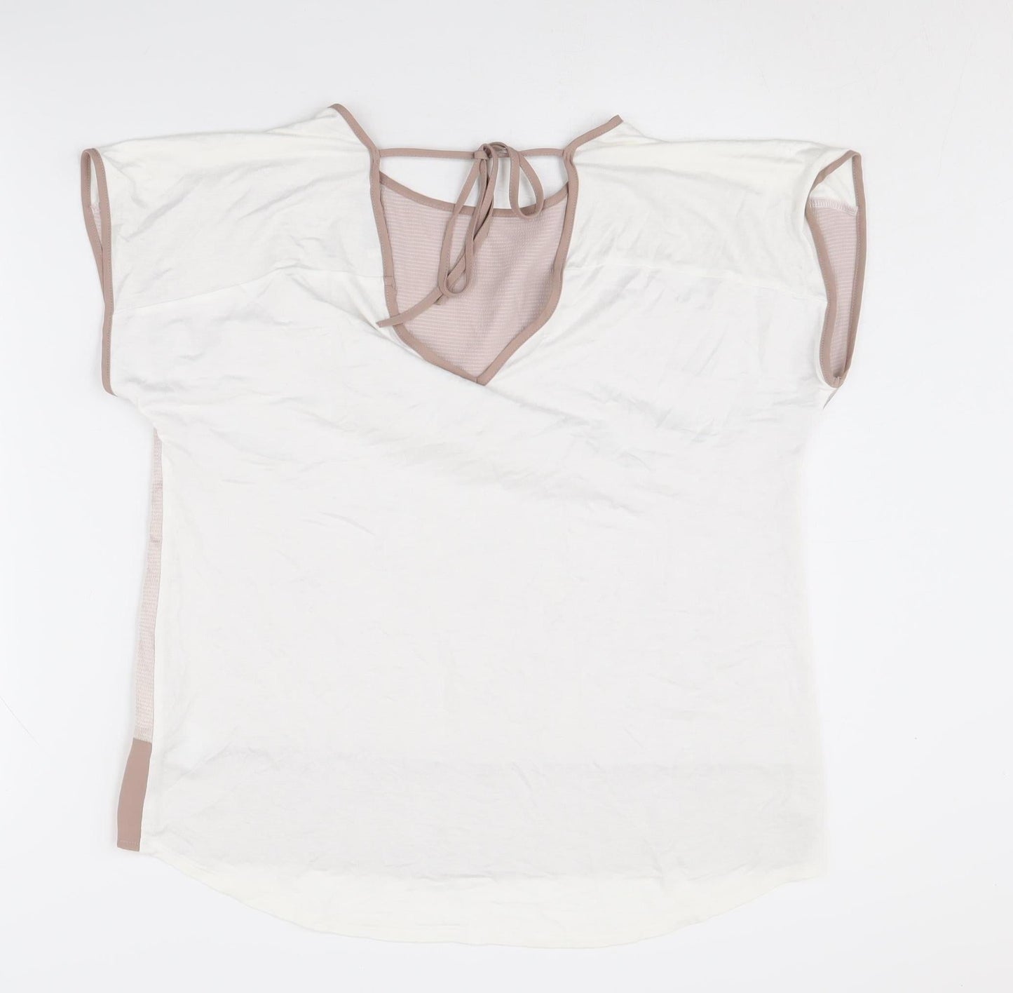 Oasis Women's Beige Sleeveless Top L