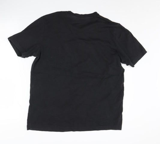 Adidas Men's Black Beach Graphic T-Shirt Medium