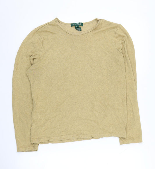 Ralph Lauren Women’s Gold Pullover Jumper XL