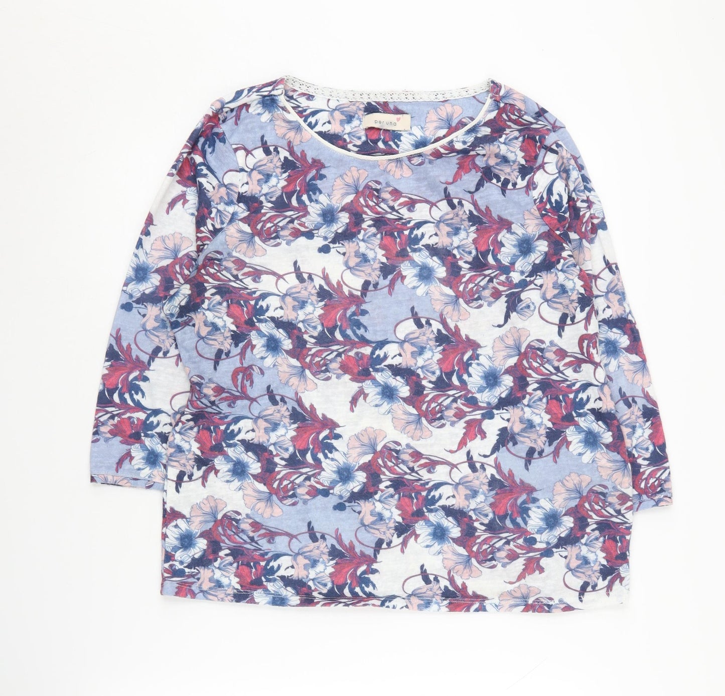 Marks and Spencer Women's Multicoloured Floral Jumper, Size 16