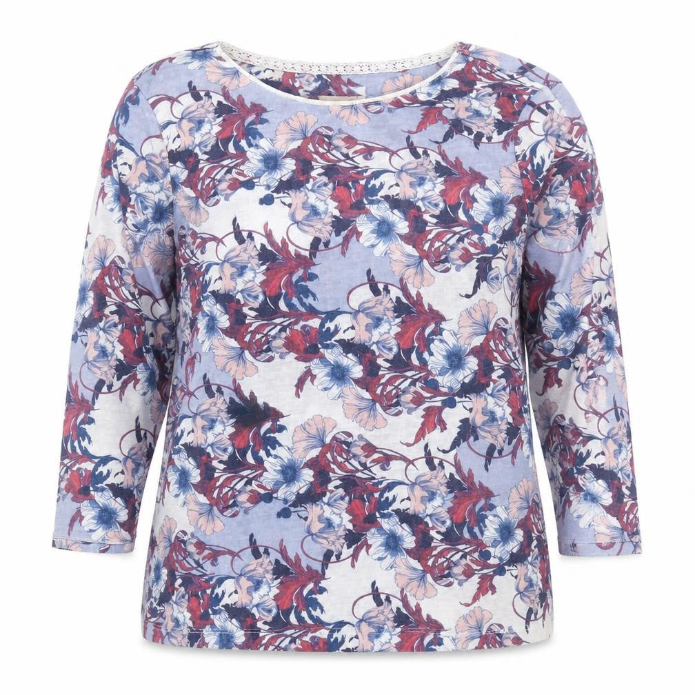 Marks and Spencer Women's Multicoloured Floral Jumper, Size 16