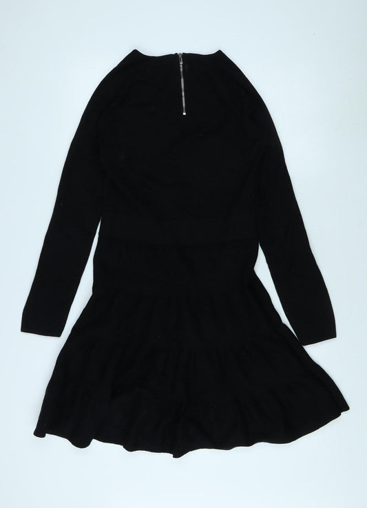 Karen Millen Women's Black Long Sleeve Dress Size 10