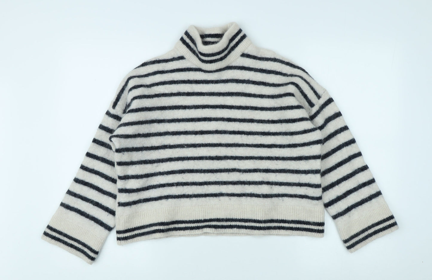 SELECTED FEMME Women's Multicoloured Striped Knit Jumper XL